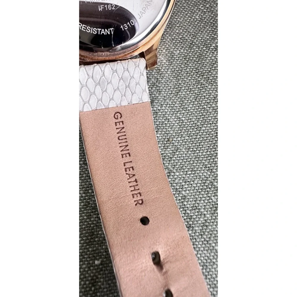 Express FMDEX1430 Crystal Bezel Snakeskin Pattern‎ Rose Gold Women's Chronograph